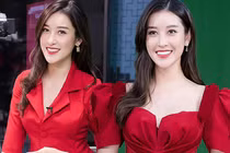 Á hậu Huyền My làm BTV truyền hình, chưa lên sóng đã gây bão