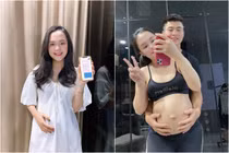 Kể từ khi mang thai, lần đầu tiên vợ Duy Mạnh khoe điều này