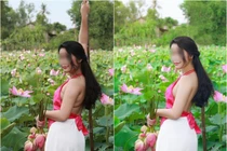 Lại thêm ảnh chụp sen khiến CĐM “lác mắt“: Đỉnh cao biến "vịt bầu" thành "thiên nga"