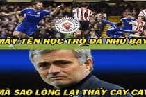 Ảnh chế bóng đá: Mourinho cay cú nhìn học trò chiến thắng