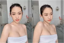 Diện áo quây lộ vòng 1, hot girl Cà Mau bị chê "đồ giả"