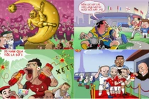 Góc biếm họa Euro 2016 của chàng nghệ sĩ Việt yêu thể thao