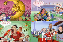 Góc biếm họa Euro 2016 của chàng nghệ sĩ Việt yêu thể thao