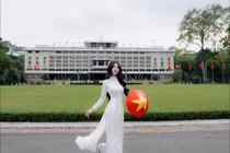 Diện áo dài, Mai Dora khiến dân mạng "không thể rời mắt"