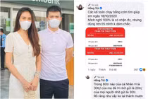 Vợ chồng Công Vinh sao kê tiền từ thiện, Hằng Túi bỗng góp vui