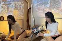 Khoe ảnh trên giường, hot girl "xứ chè" làm tim bao anh điêu đứng