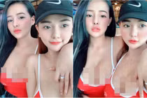 Sau scandal không đội trời chung, Ngân 9X và Mon 2K lại chơi trò "bàn tay hư"