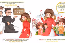 Dân mạng thích thú với bộ ảnh "chỉ có thể là Tết"