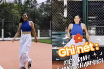 "Tiểu tiên cá" Ánh Viên lần đầu diện áo croptop khoe eo thon