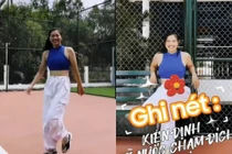 "Tiểu tiên cá" Ánh Viên lần đầu diện áo croptop khoe eo thon