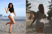 Nhan sắc hơn người của hot girl "siêu vòng 3" Trung Quốc 