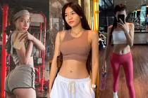 Dàn bạn gái cầu thủ Việt Nam trở thành hot girl phòng gym