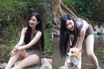 Hóa "nữ thần tắm suối", hot girl Thái Lan khiến nhiều người mê mẩn