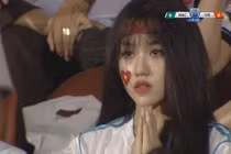 Nhan sắc nữ CĐV U22 Việt Nam khiến bao chàng mê mẩn