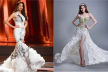 Những bộ đầm dạ hội giúp người đẹp Việt tỏa sáng tại Miss Universe 