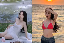 "Vợ" Phạm Thoại da trắng dáng xinh, mê diện đồ khoe body triệt để