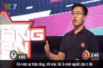 Trổ tài tranh luận trên VTV, nam sinh HN nói câu "cực gắt" 