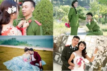 4 bộ ảnh cưới đẹp lãng mạn của các chiến sĩ cảnh sát