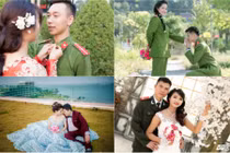 4 bộ ảnh cưới đẹp lãng mạn của các chiến sĩ cảnh sát