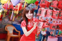 Mê đắm nụ cười tỏa nắng của hot girl nhạc viện