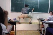 Khó đỡ những tư thế giảng bài bá đạo của giảng viên