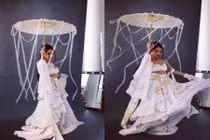 Chán hình ảnh trễ nải, hot girl Trâm Anh đổi hướng sang cổ trang