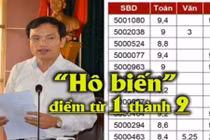 Dân mạng chế ảnh vụ điểm thi cao bất ngờ tại Hà Giang?