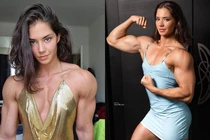 "Nữ thần phòng gym" khuôn mặt mặt, cơ bắp khiến nam giới "xin vía"