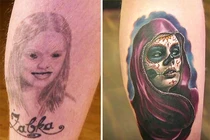 Muôn kiểu sửa hình xăm cũ vô cùng "vi diệu" gây sốt