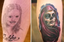 Muôn kiểu sửa hình xăm cũ vô cùng "vi diệu" gây sốt