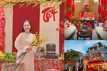 "Nữ đại gia quận 7" khoe biệt thự 22 tỷ mùa Tết