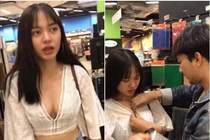 Bạn gái ăn mặc hở hang, chàng trai làm điều "lạ" khiến CĐM xôn xao