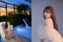 Nữ streamer đình đám Như Hexi thả dáng khoe đôi chân ngọc ngà