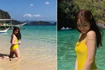 Ái nữ Minh Nhựa diện bikini khoe vóc dáng “nóng bỏng“