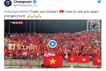 Điều gì khiến LĐBĐ Thái Lan công khai cảm ơn CĐV Việt Nam trên sân Thammasat?