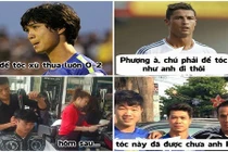 Ảnh chế: Công Phượng cắt tóc lột xác mong đổi vận?