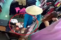 Video: “Nữ quái” vờ mua quần áo rồi cuỗm điện thoại nhanh như chớp