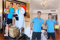 Dàn cầu thủ đội tuyển Việt Nam đón rằm Trung thu gây cười