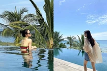 "Bảo bối Hàn Quốc" đăng ảnh diện áo tắm, du lịch tại Việt Nam