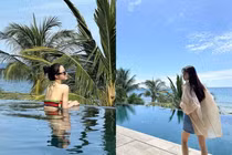 "Bảo bối Hàn Quốc" đăng ảnh diện áo tắm, du lịch tại Việt Nam