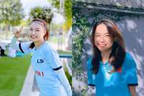 Nữ cầu thủ Việt Nam khoe thân hình siêu quyến rũ ngoài sân cỏ