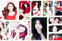 Chết cười xem cầu thủ đội tuyển Việt Nam giả gái đêm Noel