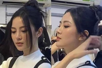 Bị chụp lén, nhan sắc hot girl Tú Linh ra sao?