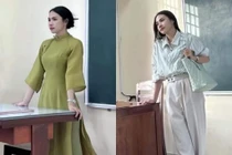 Danh tính cô giáo tiểu học hot nhất TikTok biến lớp học thành sàn catwalk