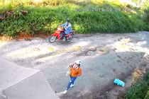 Đôi nam nữ lẻn vào quán cà phê ở Đà Lạt bắt trộm chó con