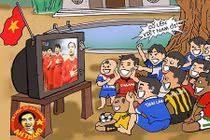 Tranh vui về U23 Việt Nam làm tăng sức nóng trận chung kết 