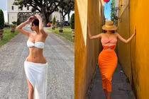 "Hot girl siêu vòng 3" Hàn Quốc gây chú ý khi chuộng mốt váy ôm