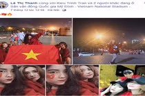 Dàn bạn gái của cầu thủ chúc mừng đội tuyển Việt Nam vô địch