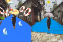 Cô gái lội nước mưa "gặp họa" khi nhờ chỉnh sửa ảnh