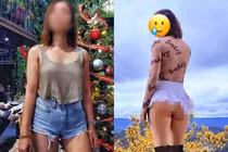 Người phụ nữ thả rông vòng 1 vi vu khắp nơi gây ngán ngẩm